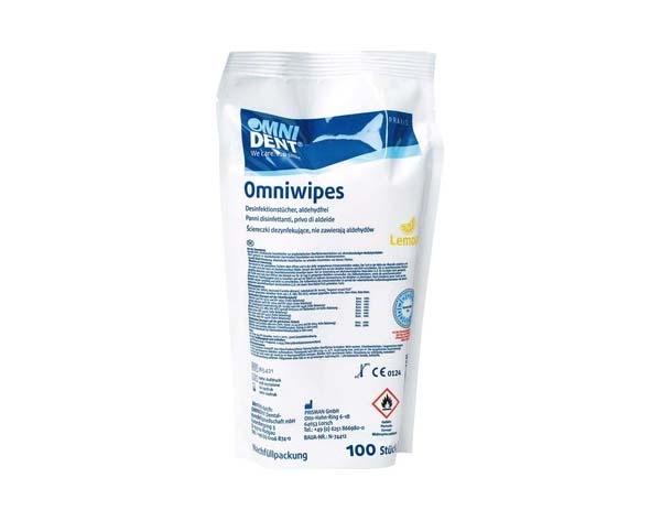 Omniwipes: Disinfecting wipes (100 pcs) - LEMON Img: 202107101