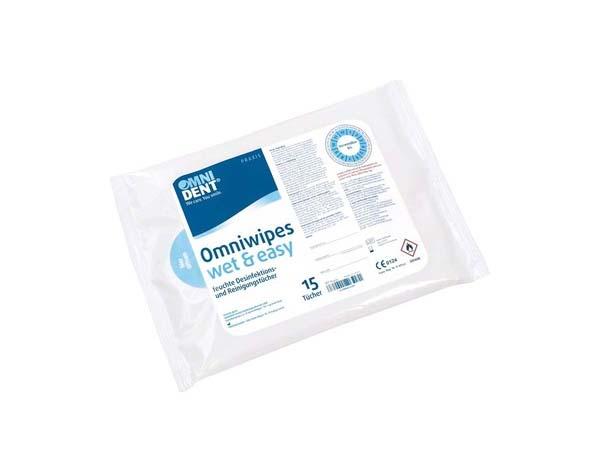 Omniwipes Wet &amp; Easy: Disinfectant Wipes (2 x 15 pcs) Img: 202107101