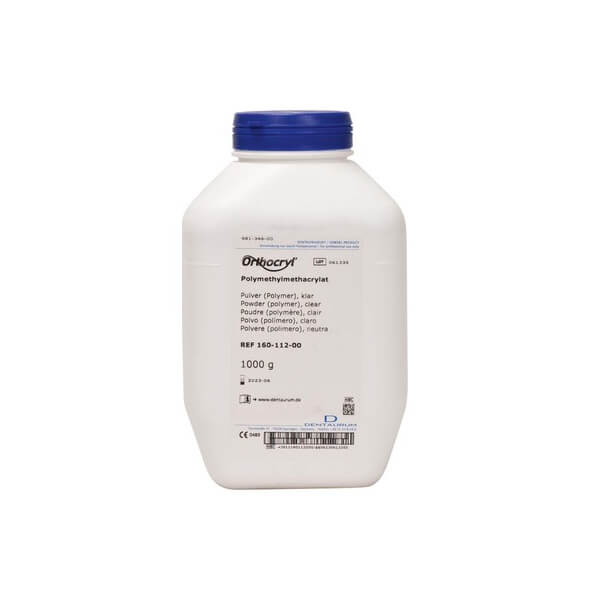Orthocryl Pulver: Powder for Orthodontic Braces - Colorless (1 kg) Img: 202508091
