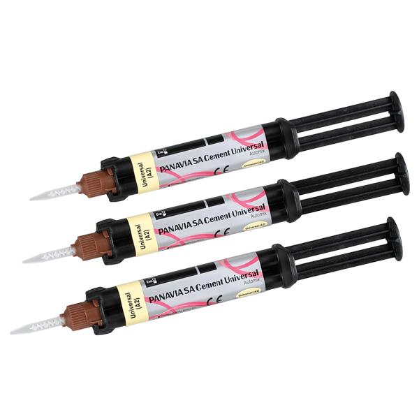 Panavia SA Universal: Dual Resin Cement (3 x 8.2 g syringes + Accessories) - A2 Img: 202107101