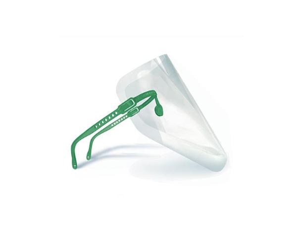 Vista-Tec™ Ultra Light Set classic: protective screen (frame and 10 spare parts) - Green frame, 10 refills Img: 202306241