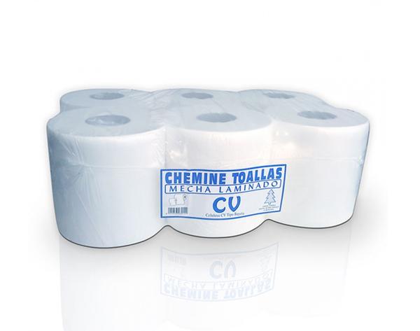 Chemine Paper Roll to dry your hands. White - 6 pcs Img: 202102271