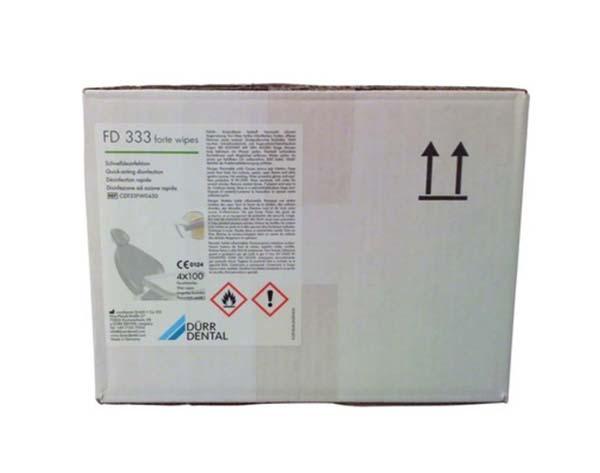FD 333 Forte Wipes: Disinfecting wipes (4 x 100 pcs) - Without dispenser Img: 202411231