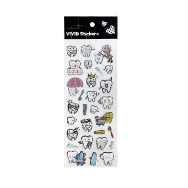 Stickers with Dental Motifs (24 pcs) Img: 202509201