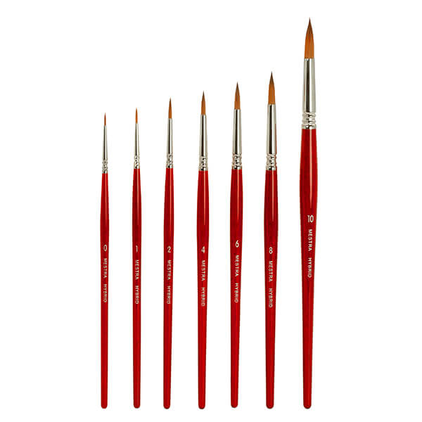 Hybrid: Kolinsky-Toray Brushes - No. 10 Img: 202606131