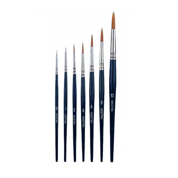 Plastic Toray Brush with Rounded Tip - N°0 Img: 202307011