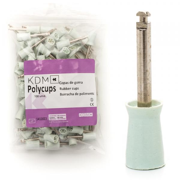 POLYCUPS Prophylaxis rubber cups (100pcs.) KDM