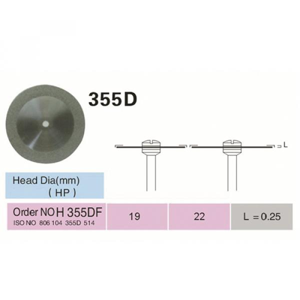 Semiflexible diamond discs 355DF Img: 202110301