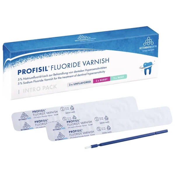 Profisil: Fluoride Varnish (0.5 ml blisters) - Assortment (6 pcs) Img: 202409211