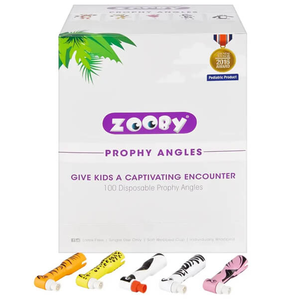 Children's Prophylaxis Cups: Animal-Shaped Dental Cleaning Cups - 100 units Img: 202507191