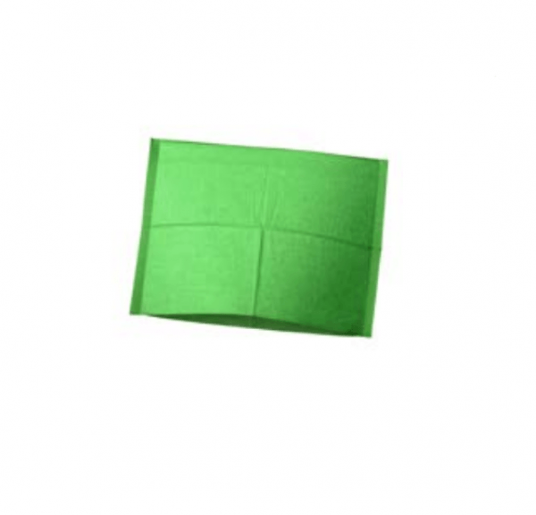GREEN DISPOSABLE HEADREST COVERS 28x36cm (200u.) Img: 202103131