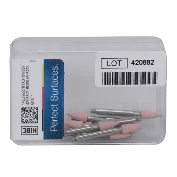 EVE COMPOSOF: Polishers (10 pcs) - Small tip Pink (3 x 7.5 mm) Img: 202209031