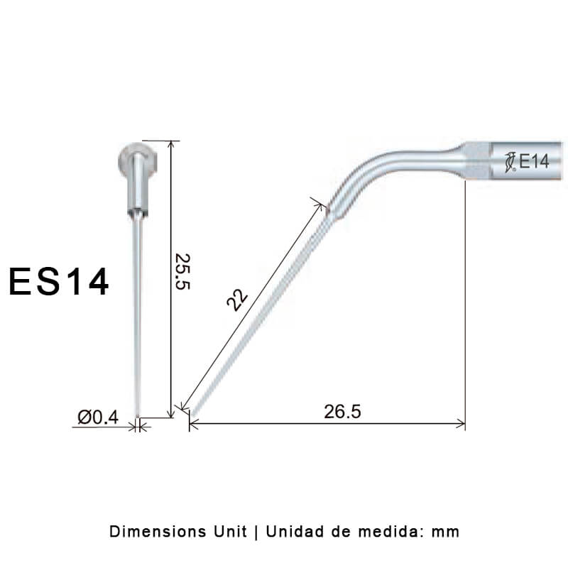10-Pack Dental Ultrasonic Piezo Scaler Tips PS1 – Fit SIRONA Scalers – Endo & Perio Use