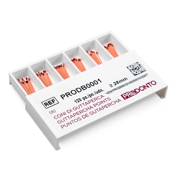 28mm Gutta-percha Tips for Root Filling (120 units) - 20 Img: 202401061