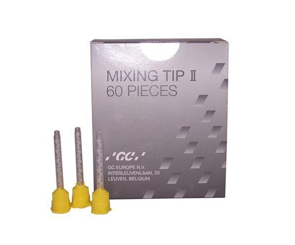 GC II SS yellow mixing tips GC