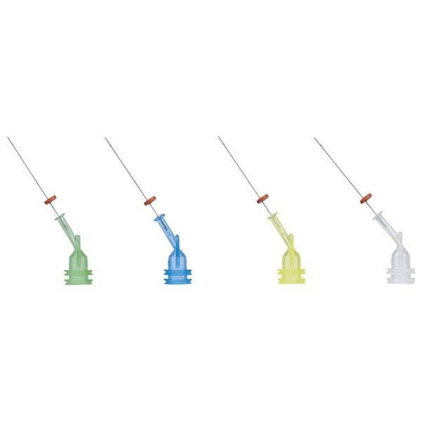 NaviTip Single Sideport : Dental Irrigation Tips 29GA (20 pcs) - Blue 25 mm Img: 202204301