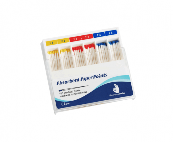 Gutta percha points Sure-Endo type ProTaper (60 pcs box) F3 F3