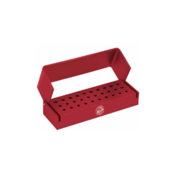 Bur Holder KOMET A600R.000 aluminium red (20fg/10ca) Img: 202302041