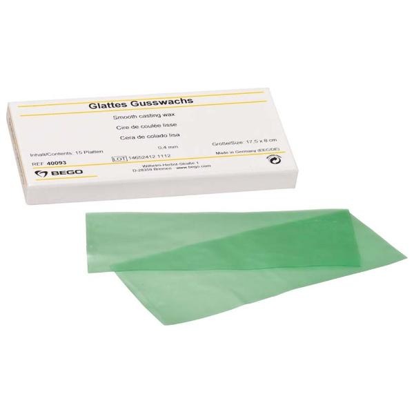 Green smooth wax - 0.4 mm Img: 202408171