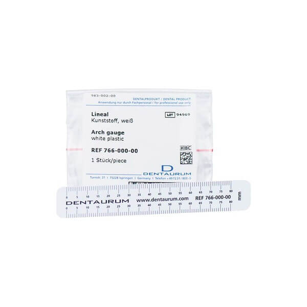 White Plastic Ruler for Measurement Img: 202508091