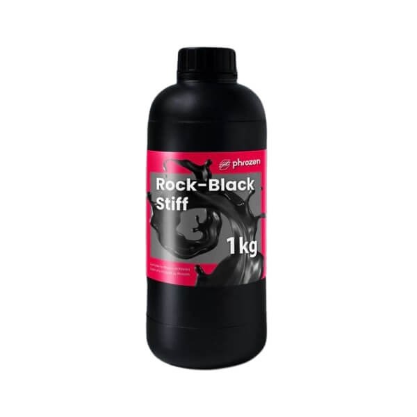 Rock-Black Stiff: Rigid 3D Printing Resin (1 kg) Img: 202403161