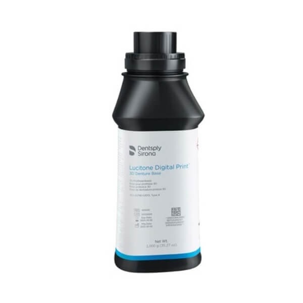 Lucitone Digital Print: 3D Dental Resin (1 kg) - Dark red/pink Img: 202307011