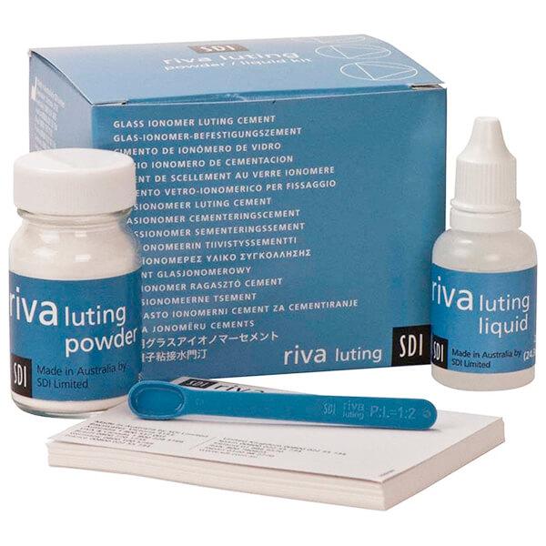 Riva Luting: Powder / Liquid Triple Pack 3 x (35 gr / 24.3 ml) Img: 202106121