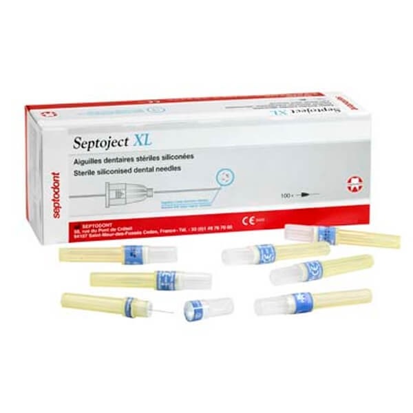 Septoject XL: Sterile Disposable Needle (100 pcs) - 30G 21 0.3x25mm Img: 202308191