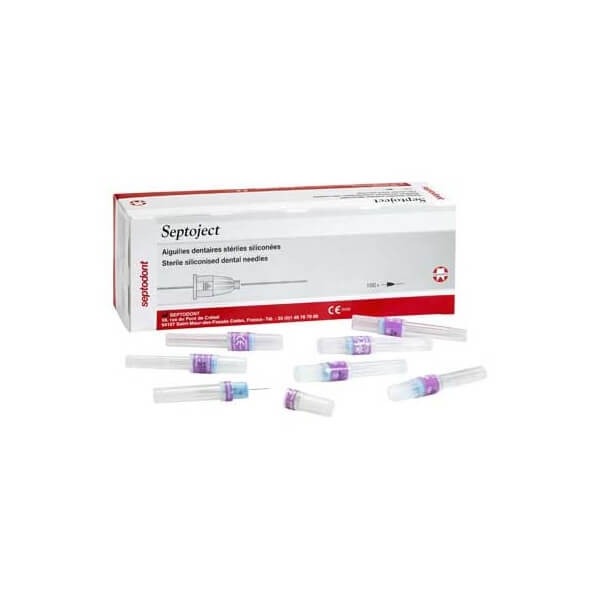 Septoject: Sterile Disposable Needle (100 pcs) - 30G 12 0.3 x 12 mm Img: 202306031