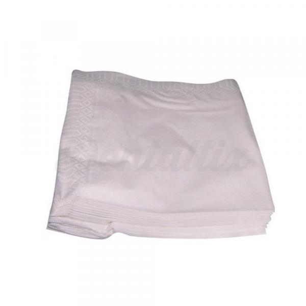 White napkins 2 ply - cellulose napkins (4800 PC.) - WHITE 4800 UND. 2 LAYERS Img: 201905181