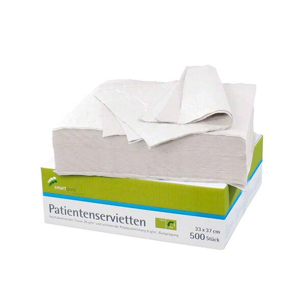 Double Layer Disposable Napkins (500 pcs) - WHITE Img: 202107171