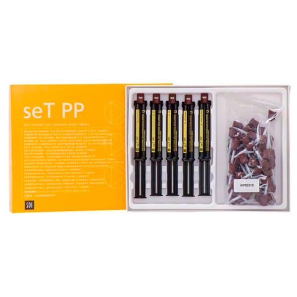 SeT PP: Self-Adhesive and Self-Etching Resin Cement Kit (5 Syringes x 7 gr)  - SDI