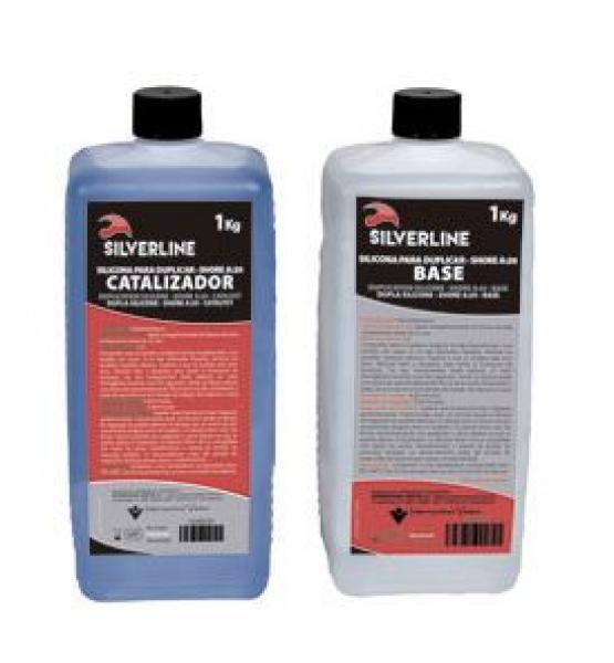 Silicone for doubling Shore A 20 hardness (1u.) SILVER LINE