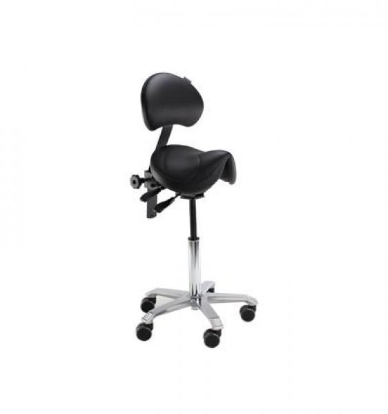 Jumper Clinic Chair with Backrest (44 cm) - With black backing Img: 202011211