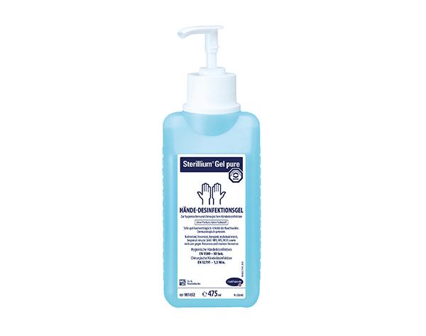 Sterillium Gel Pure: hand sanitizer w/doser (475 ml)- Img: 202010171