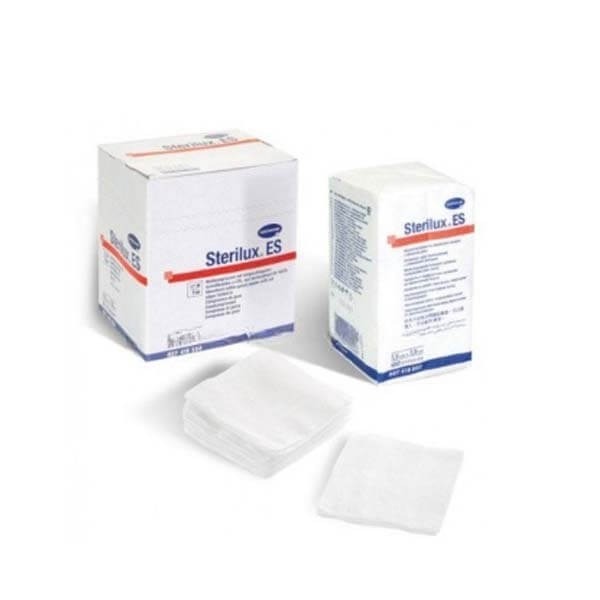 Sterilux: Sterile Cotton Gauze Pads (35 Sachets x 5 pcs) - 7.5 x 7.5 cm Img: 202303111