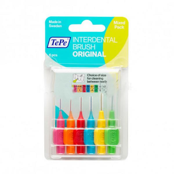 Interdental Brushes - 0.4Mm/1,1Mm (6 Pcs.) - Assortment Img: 202002291