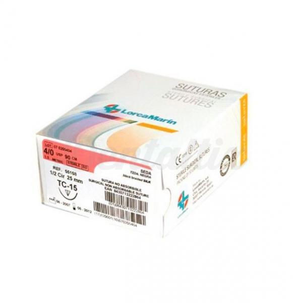 Suture Supramid TB-15 of 90 cm 3/4 (12ud) - TB-15 4/0 Img: 201906011