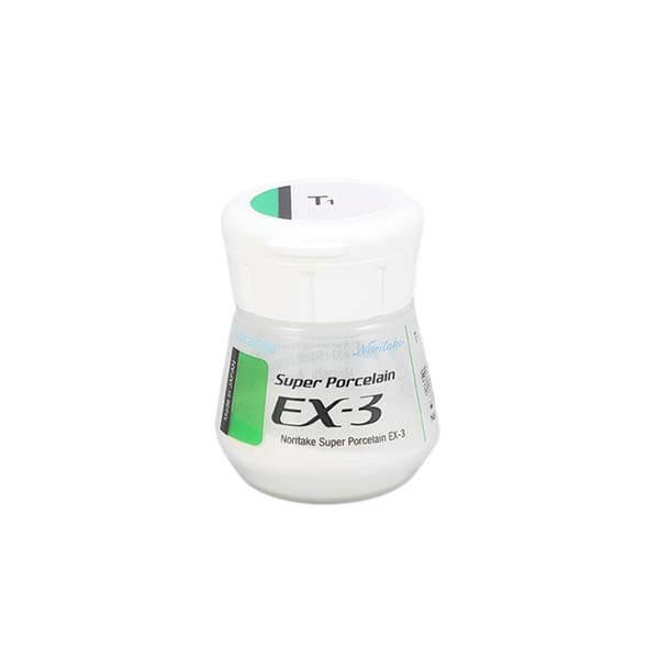 T1 Translucent EX3: Dental Porcelain (10 g bottle) - 10 gr Powder - T0 - Translucent Img: 202507191