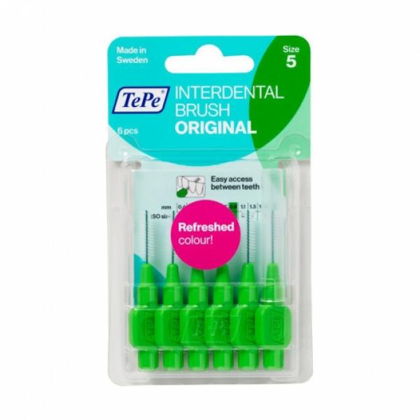 Interdental Brushes - 0.4Mm/1,1Mm (6 Pcs.) - 0.8Mm Green Img: 202002291