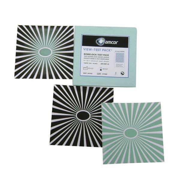 Bowie & Dick Test: Sterilisation Control (20 pcs) Img: 202306241