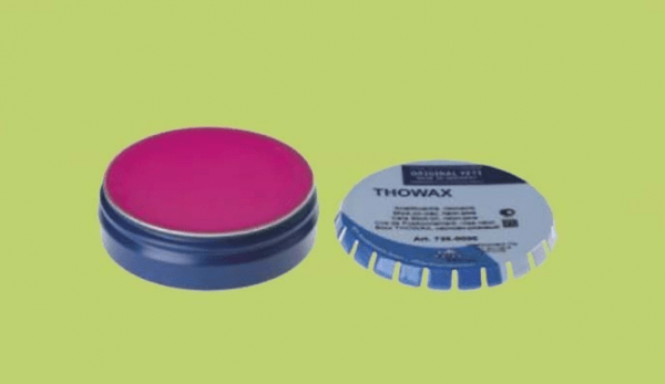 THOWAX: Pink Stick-on Wax (70 g tins) Img: 202204301