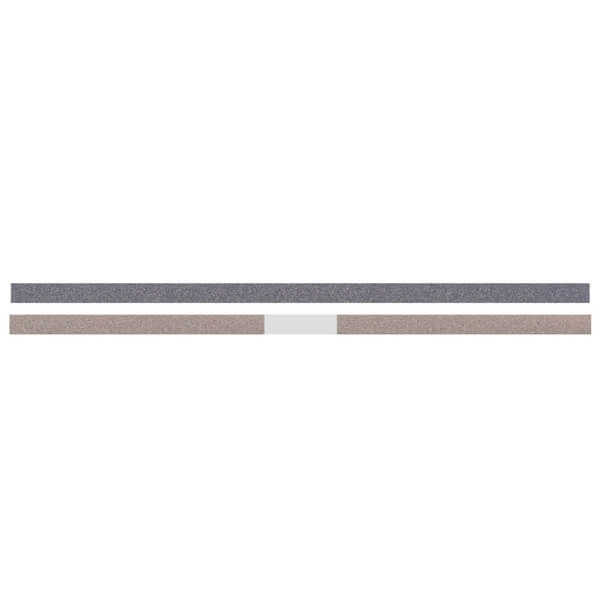 Spacerless Abrasive Strips for Dental Polishing (12 pcs) - One side Super fine grain (4 x 150 mm) Img: 202307011