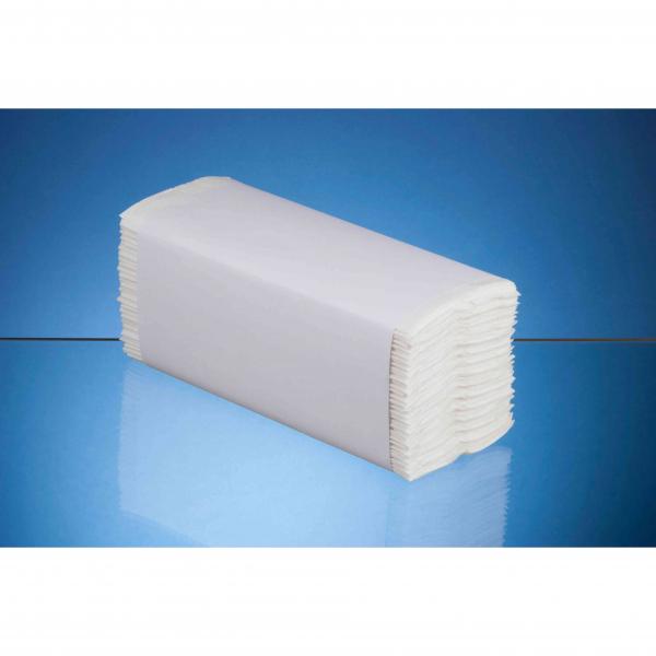 FOLDED PAPER TOWELS FOR HAND DRYING 24x32cm COLOR WHITE (3000ud) Img: 201807031