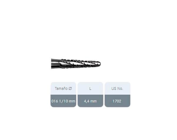 Tungsten carbide bur H33R.314.016 (5 pcs.) Img: 202102131