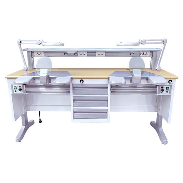Steel Workstation with 2 Stations Img: 202506071