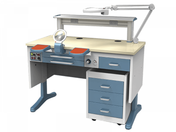 Laboratory bench workstation JT-53 (B) 1.2m. with vacuum system Img: 201807031