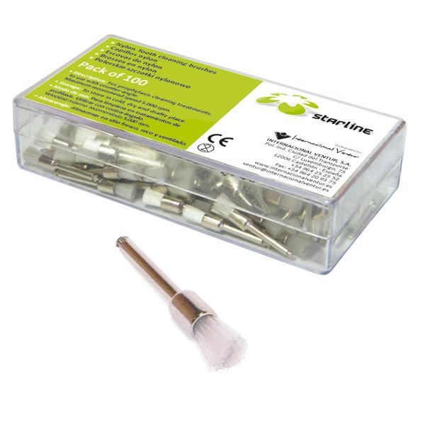 NYLON - PROPHYLAXIS BRUSH TIP 100u Img: 201807031