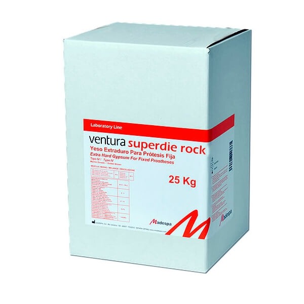 Ventura SuperDie Rock: Extradurous Gypsum Type IV - Golden Brown (25 Kg) Img: 202204301