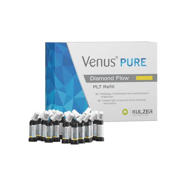 Venus Pure Diamond Flow: Fluid Nanohybrid Composite (20 caps x 0.2 g) - Medium Img: 202507191
